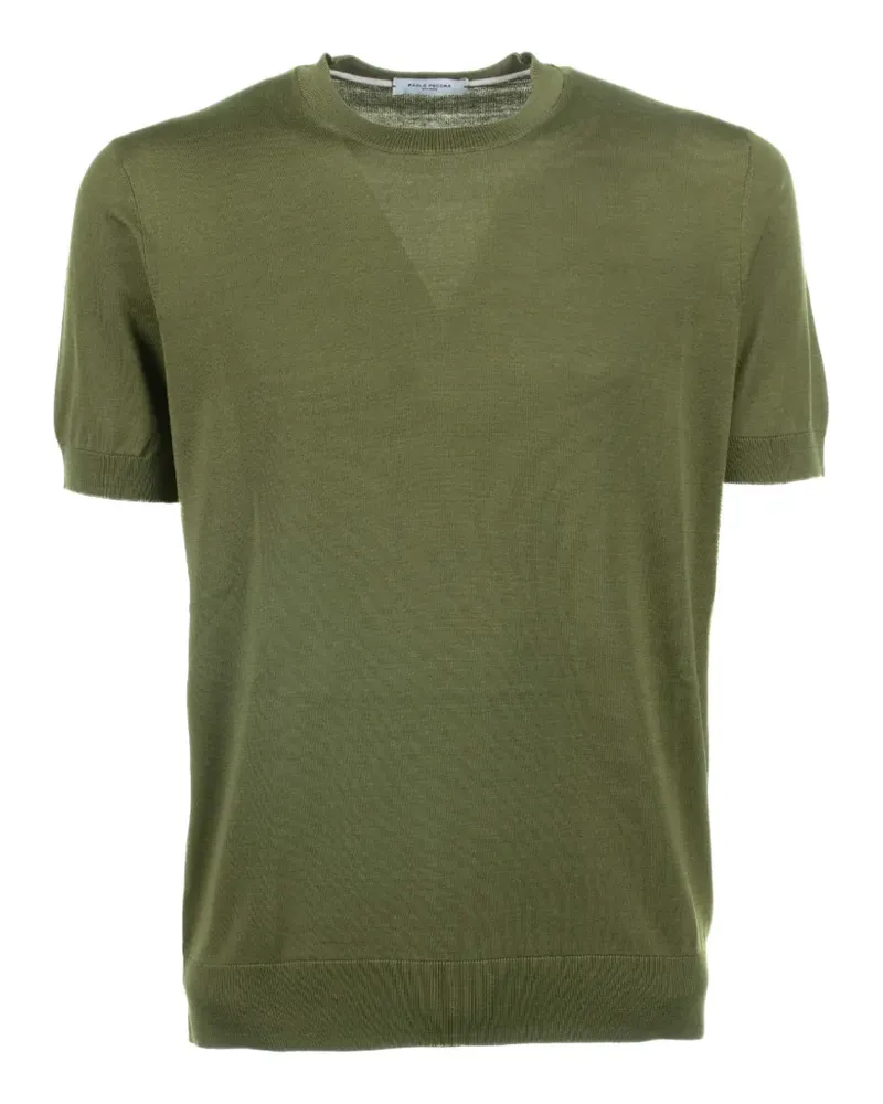 Paolo Pecora Milano V-neck T-shirt - Grün Grün
