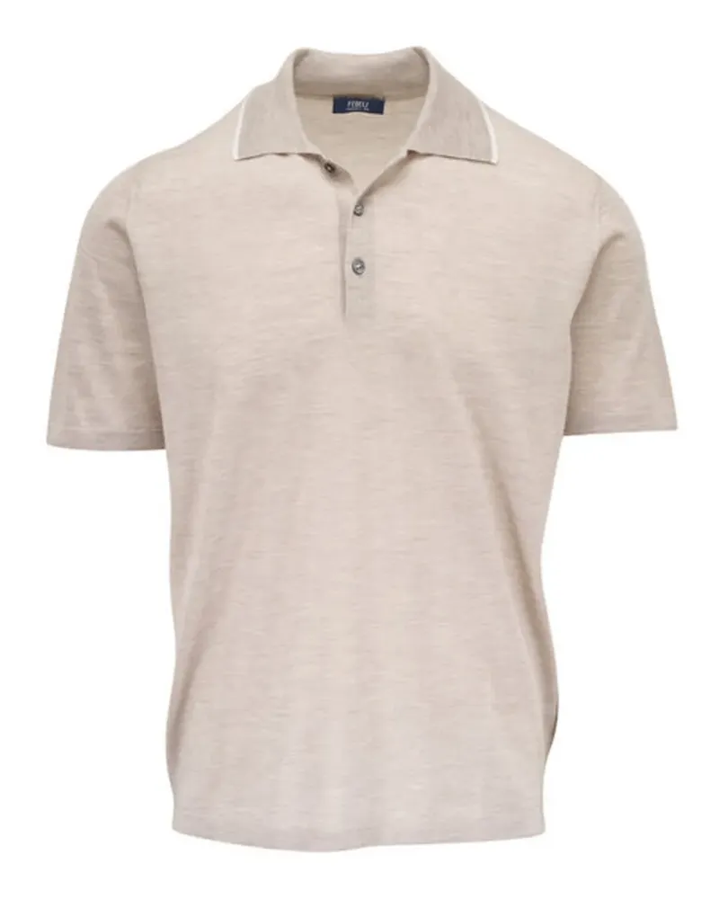 Fedeli Gestricktes Poloshirt - Nude Nude