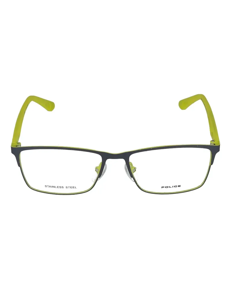 Police rectangle-frame glasses - Grau Grau