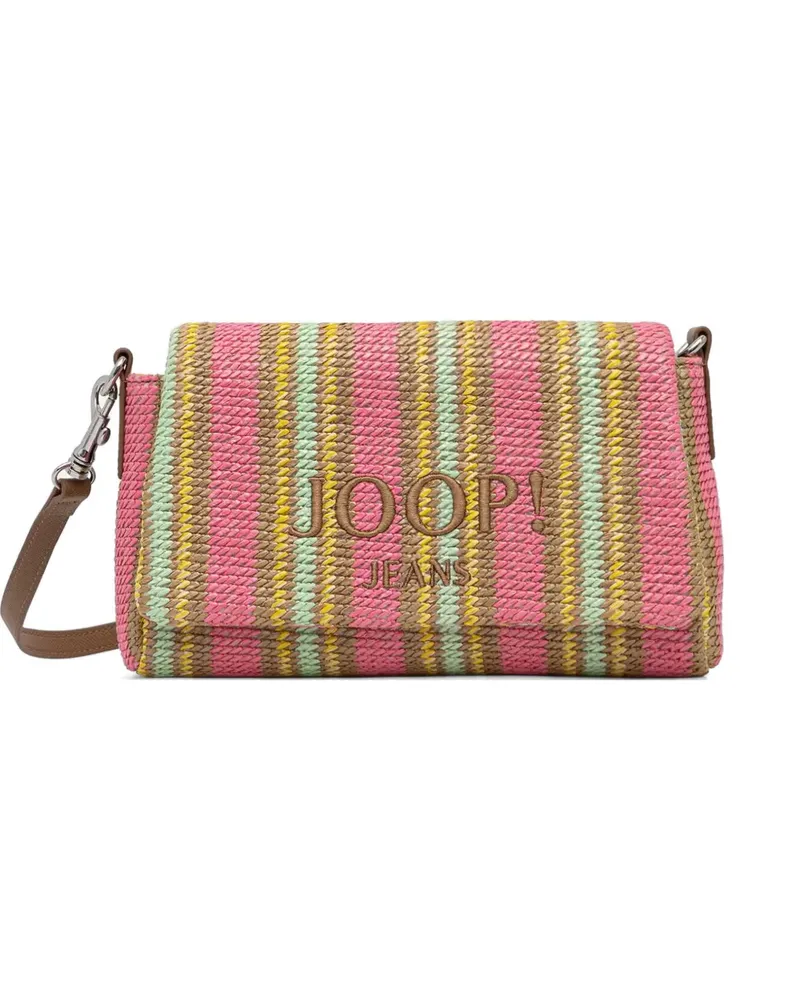 JOOP! Istria Gal woven striped shoulder bag - Rosa Rosa