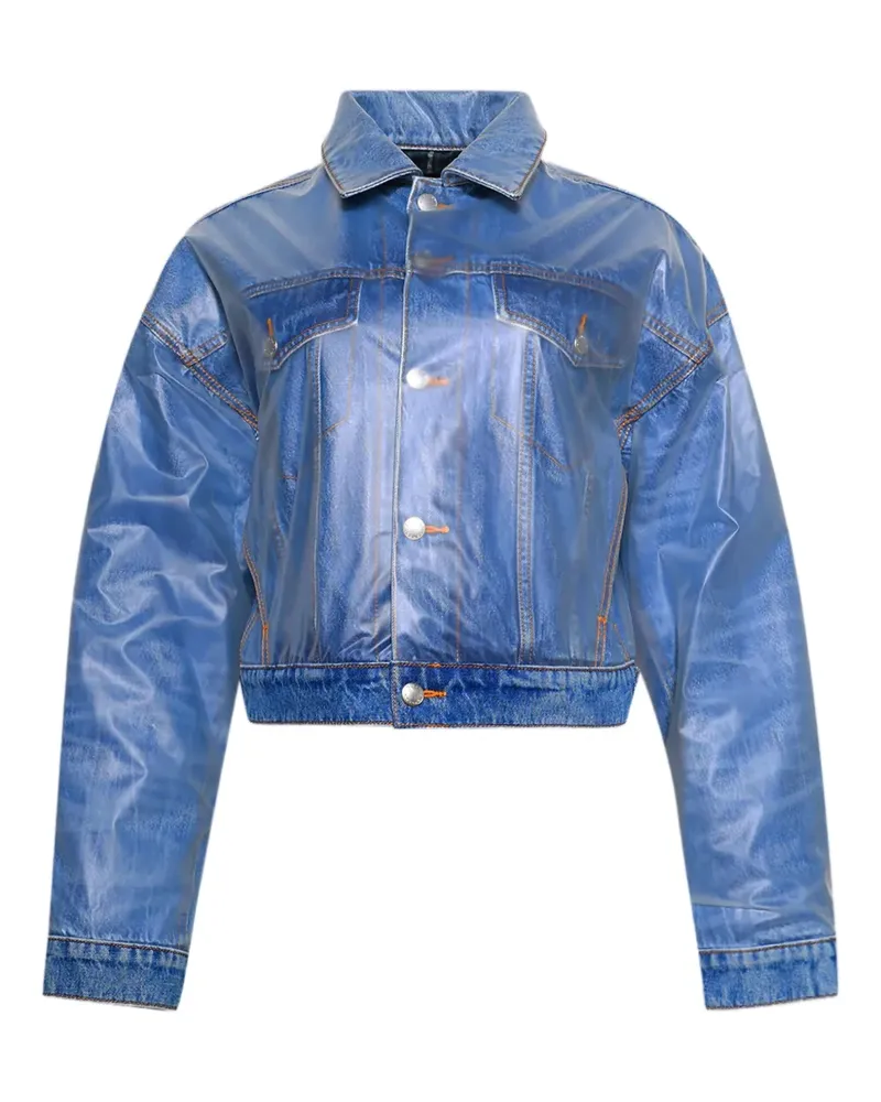 Alexander Wang Gesteppte Jacke in Jeansoptik - Blau Blau