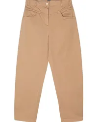 Paul Smith Twill-Hose mit Tapered-Bein Braun