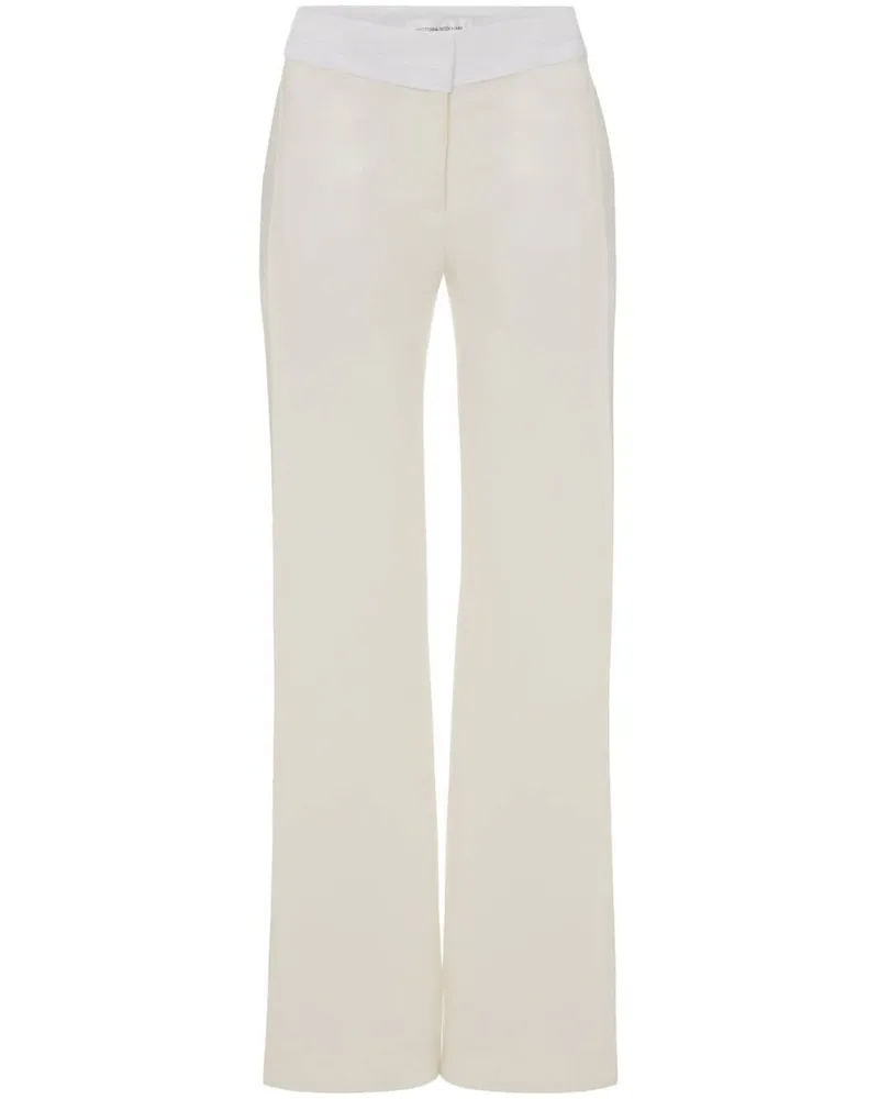 Victoria Beckham Klassische Hose - Weiß Weiß