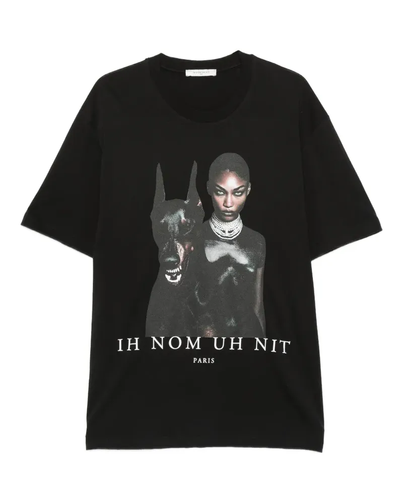 IH NOM UH NIT Family T-Shirt mit grafischem Print - Schwarz Schwarz