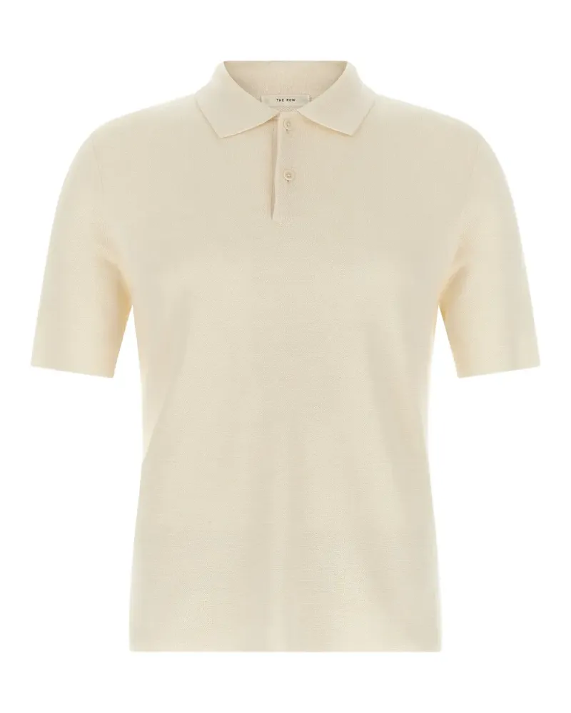 The Row Ravi short-sleeve polo shirt - Nude Nude