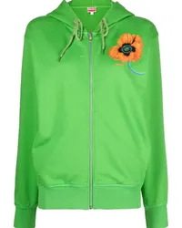 Kenzo Hoodie mit Boke Flower-Print Grün