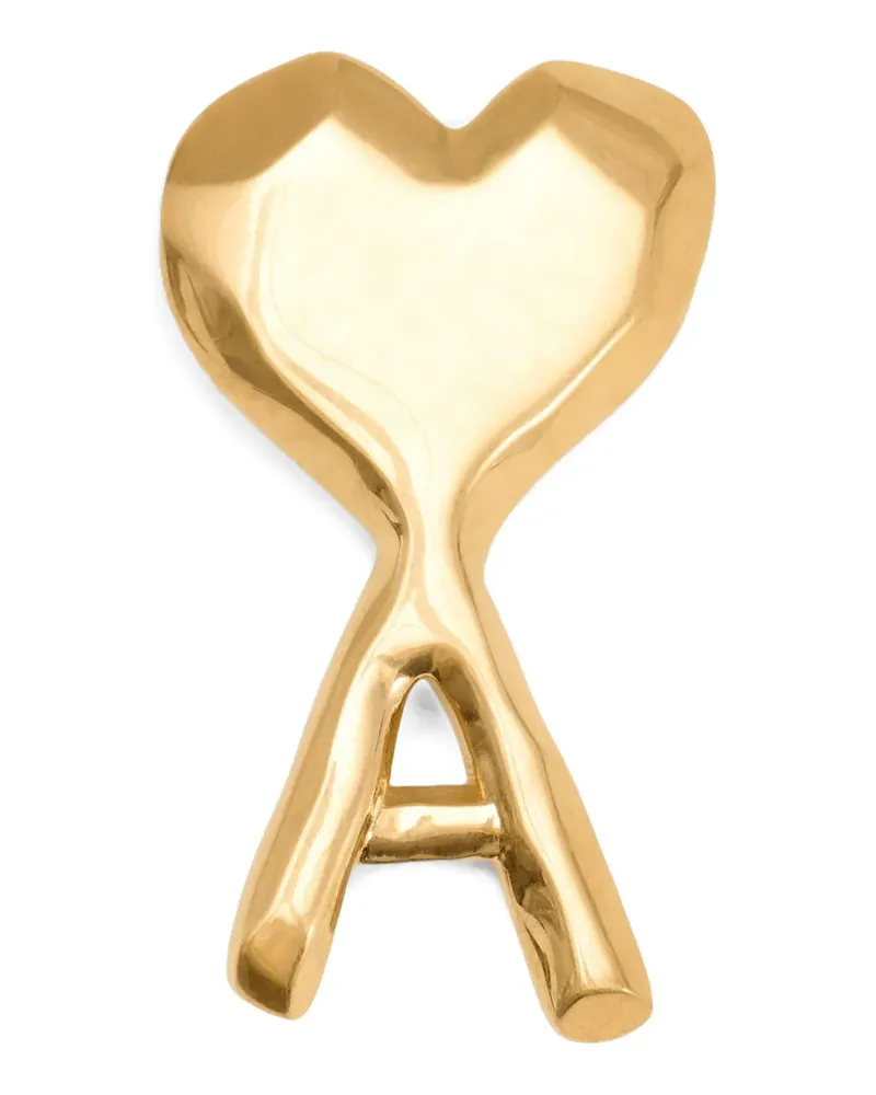 AMI Paris Ami de Coeur Anstecknadel - Gold Gold