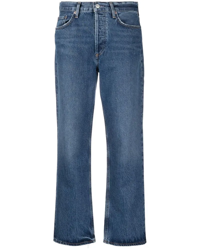 AGOLDE Klassische Cropped-Jeans - Blau Blau