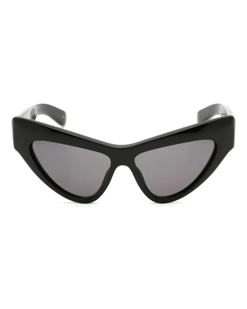Gucci Cat-Eye-Sonnenbrille - Schwarz Schwarz