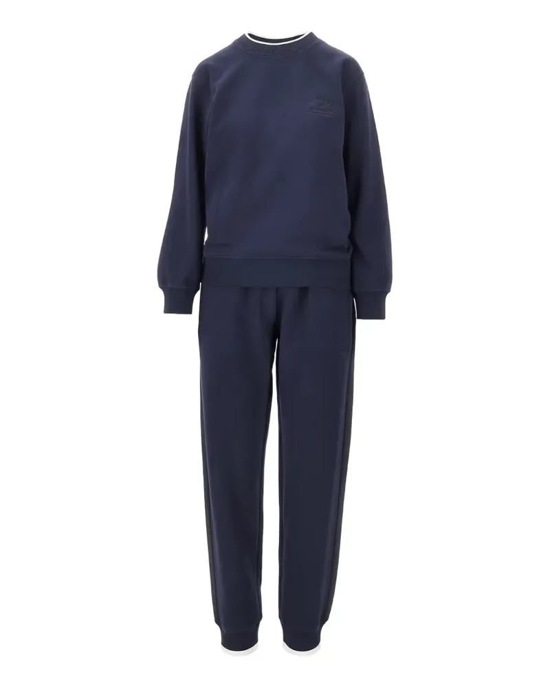 Emporio Armani Jogginganzug mit Logo-Stickerei - Blau Blau