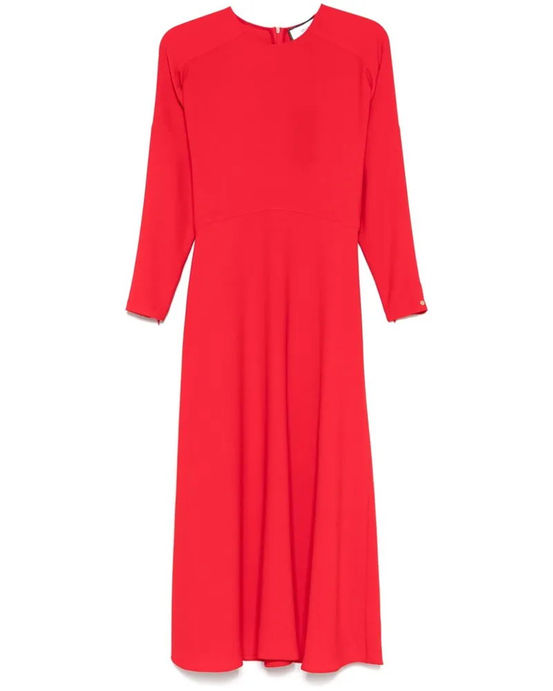 NISSA Krepp-Midikleid in A-Linie - Rot Rot