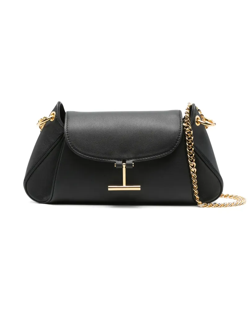 Tom Ford Schultertasche aus Leder - Schwarz Schwarz