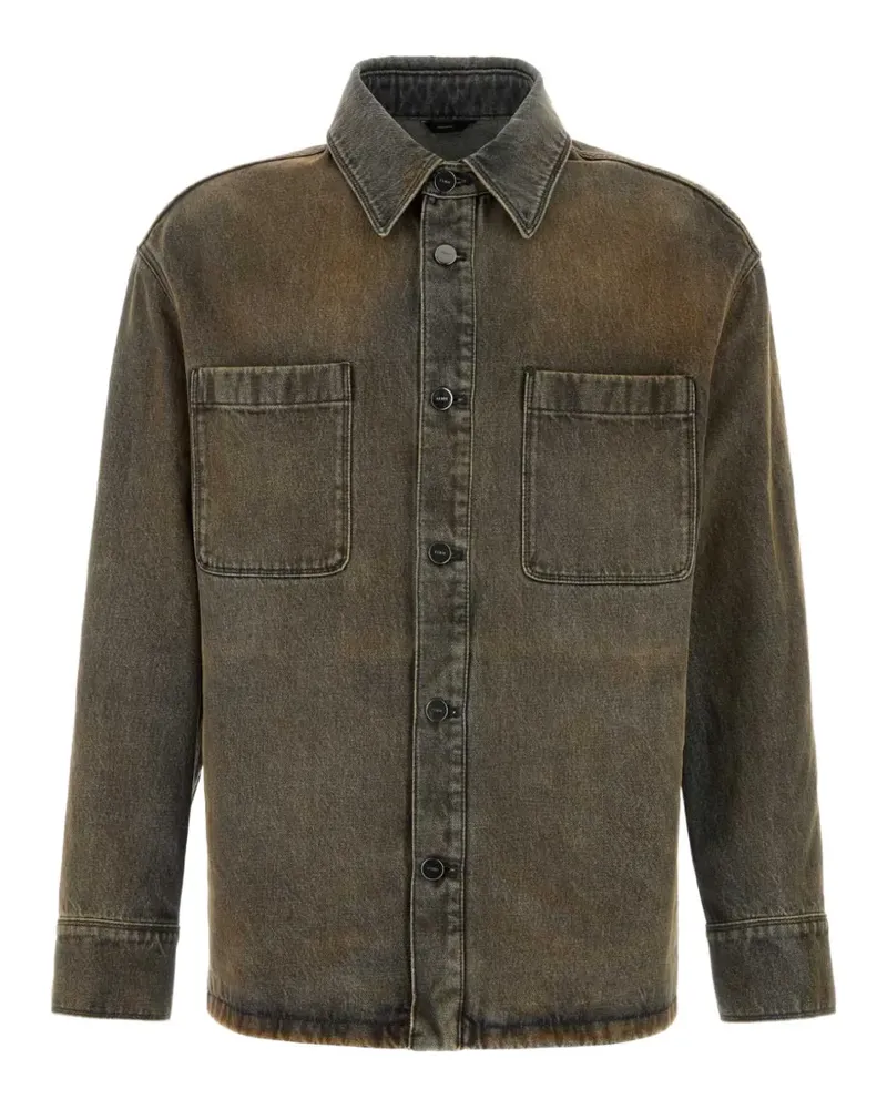 Fendi patch-pocket denim jacket - Braun Braun