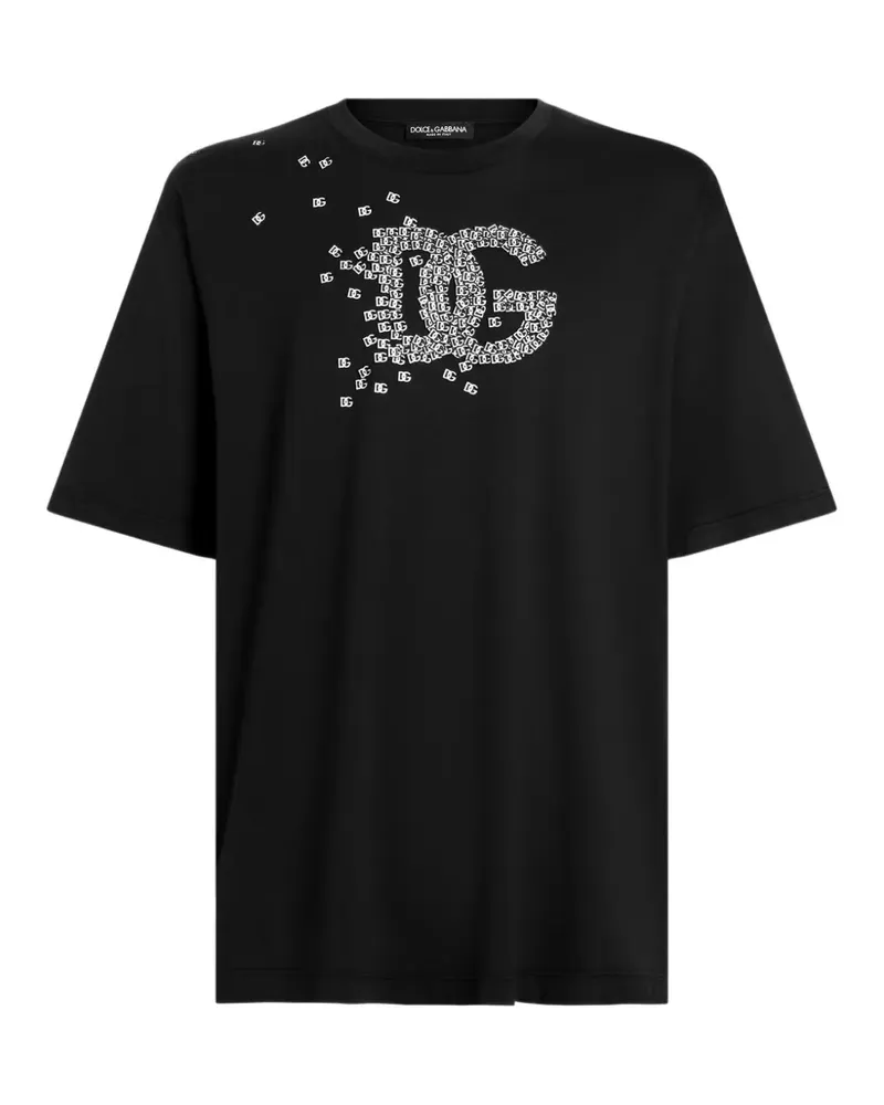 Dolce & Gabbana Klassisches T-Shirt - Schwarz Schwarz