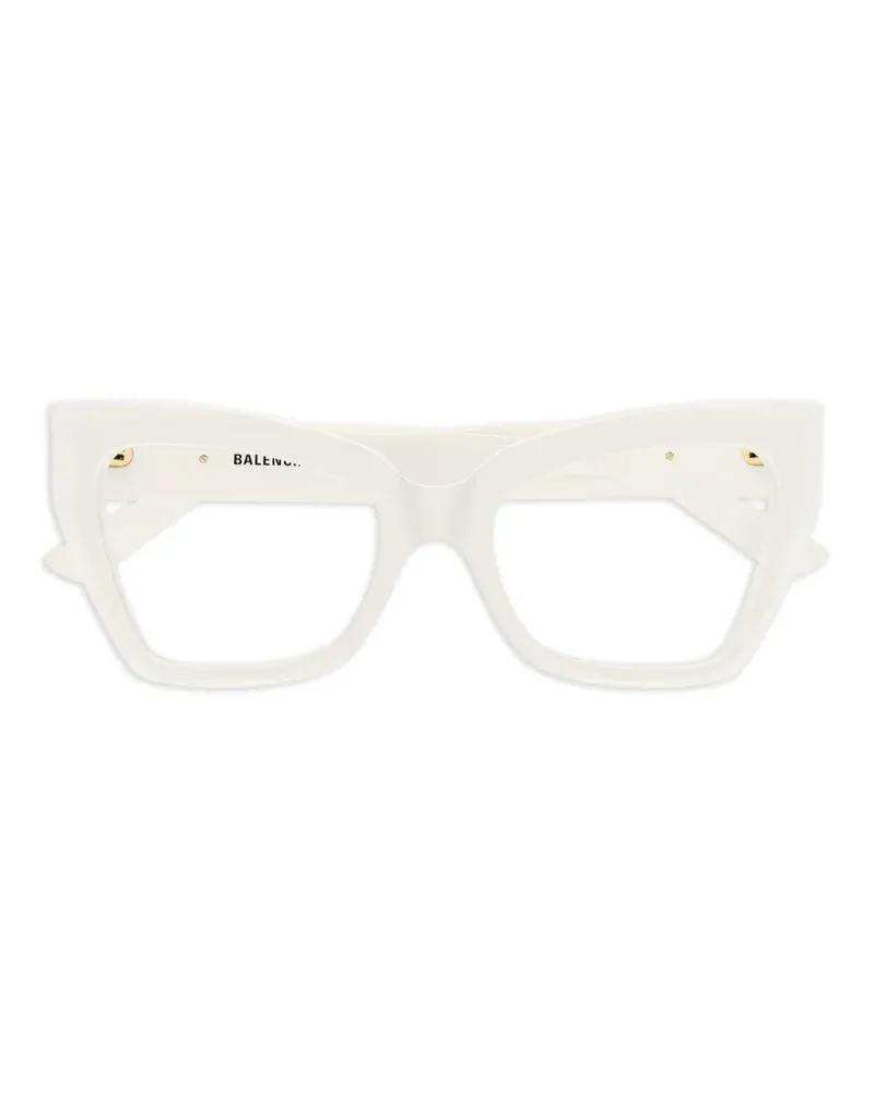 Balenciaga cat-eye glasses - Weiß Weiß