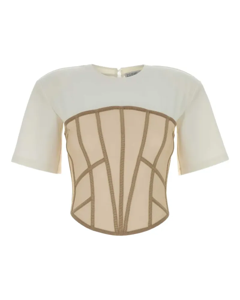 Giuseppe di Morabito bustier T-shirt - Weiß Weiß