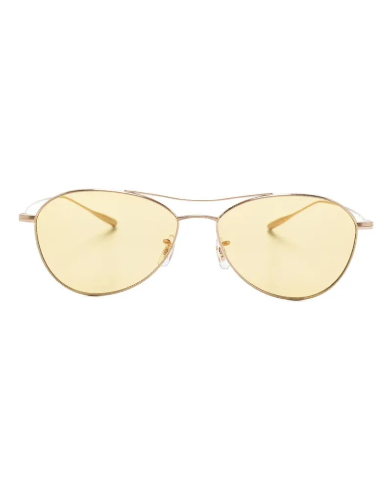EYEVAN 7285 Sonnenbrille mit geometrischem Gestell - Gold Gold