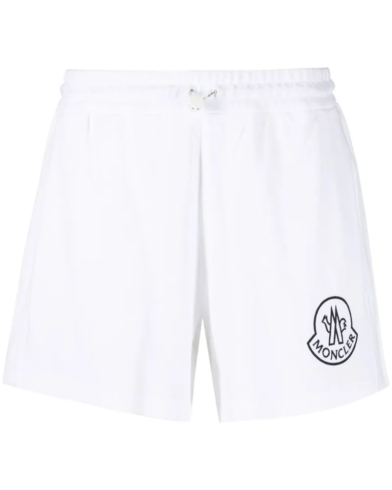 Moncler Shorts mit Kordelzug - Weiß Weiß