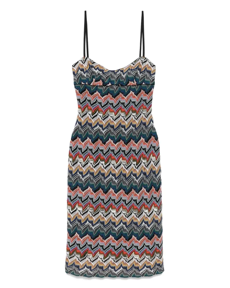 Missoni Ärmelloses Kleid - Schwarz Schwarz
