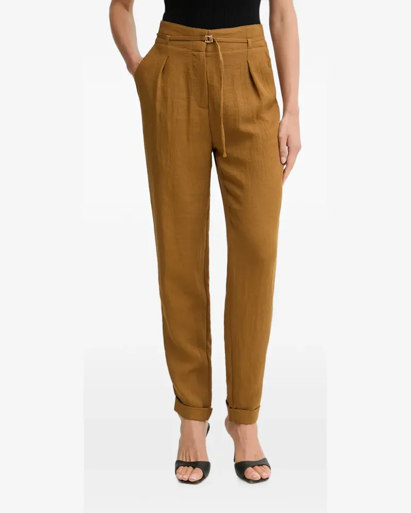 Morgan pleated trousers - Braun Braun