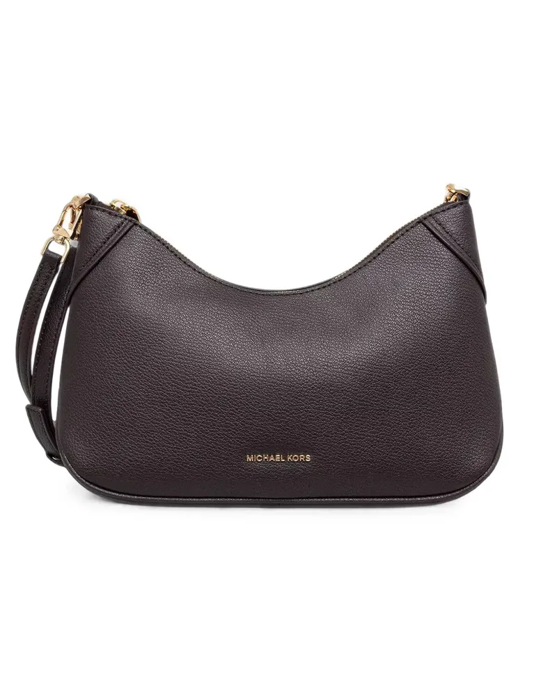 Michael Kors Jet Set medium leather convertible crossbody bag - Braun Braun