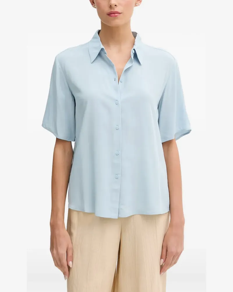 Benetton Klassisches Hemd - Blau Blau