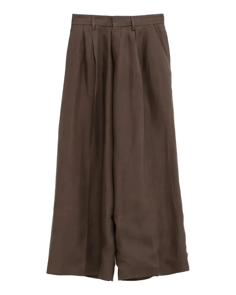ERL pleated trousers - Braun Braun