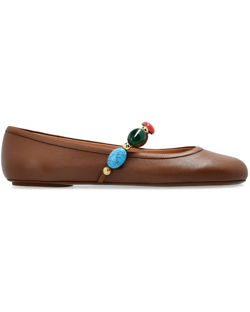 Gianvito Rossi Klassische Ballerinas - Braun Braun