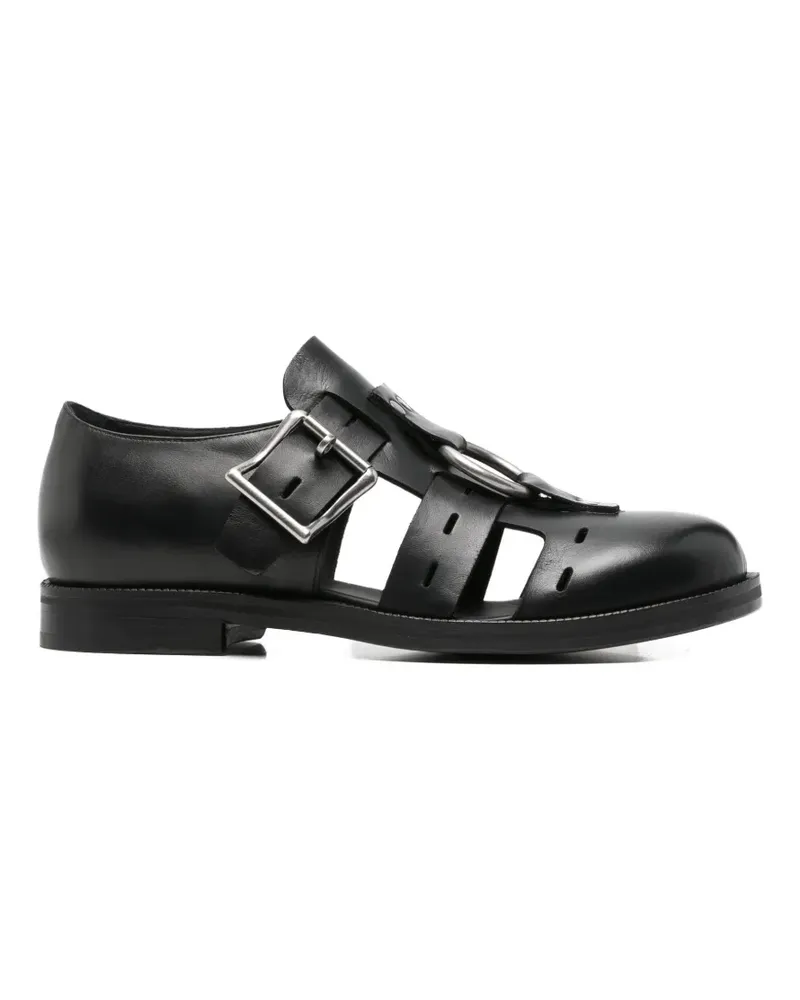 Martine Rose Bondage belt sandals - Schwarz Schwarz