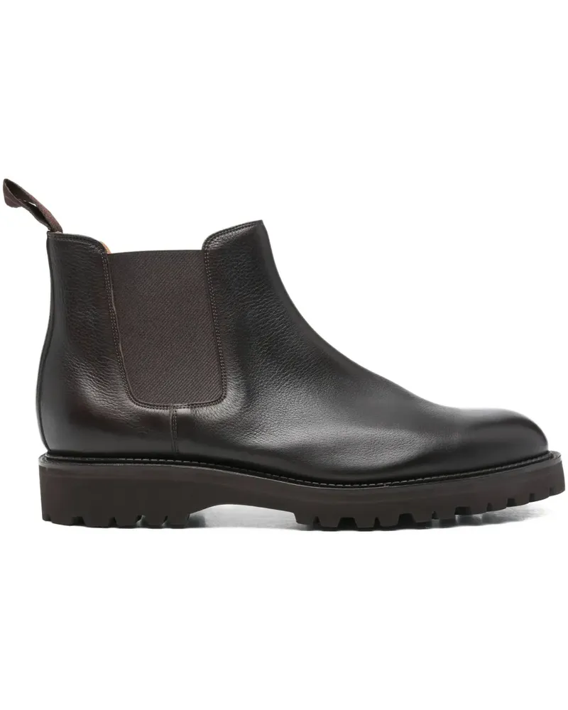 John Lobb leather Chelsea boots - Braun Braun