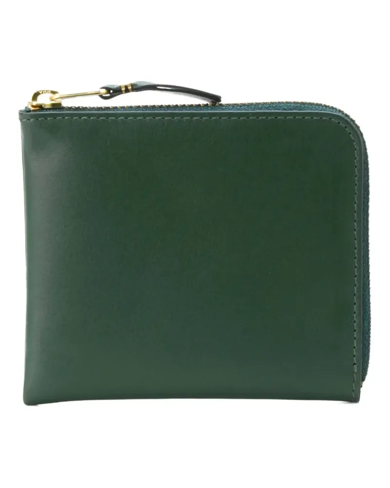 Comme des Garçons zip-fastening leather wallet - Grün Grün