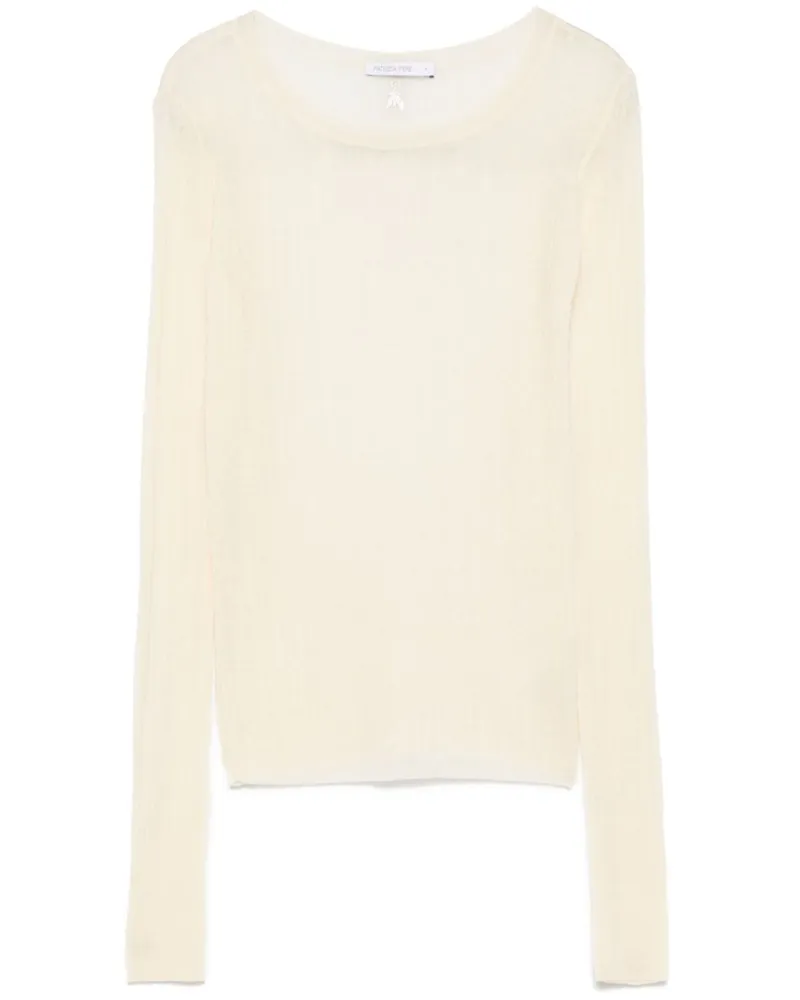 Patrizia Pepe Leichter Pullover - Nude Nude
