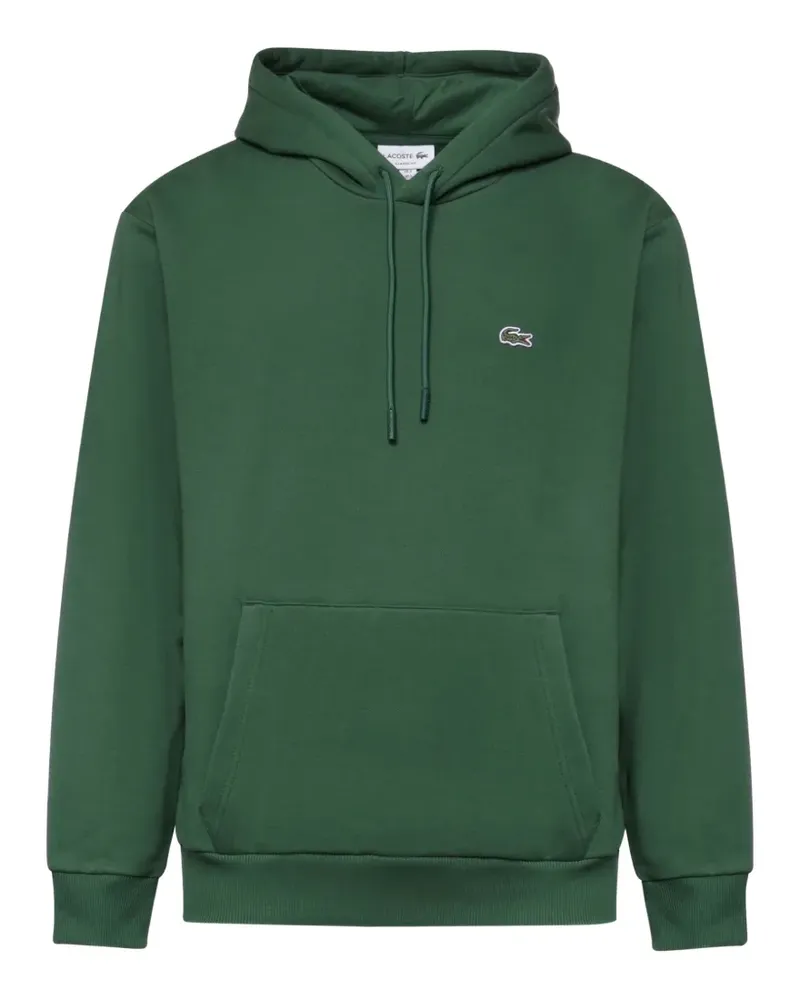 Lacoste Hoodie mit Logo-Stickerei - Grün Grün