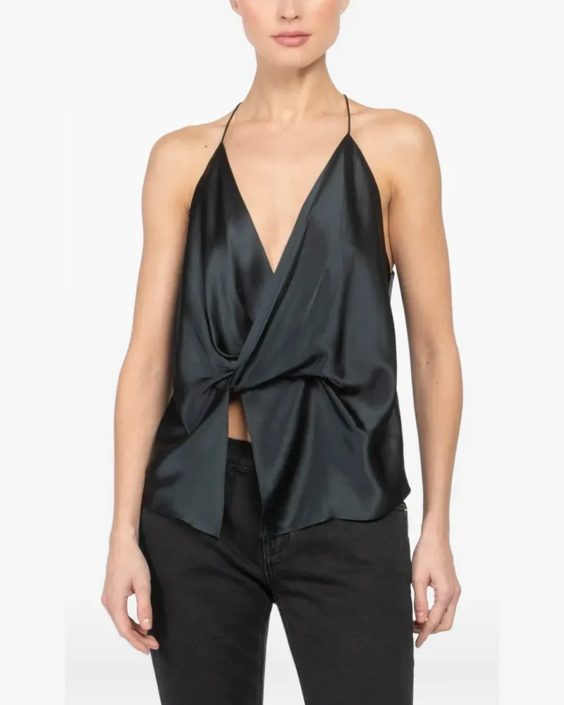 The Sei twisted cami top - Schwarz Schwarz