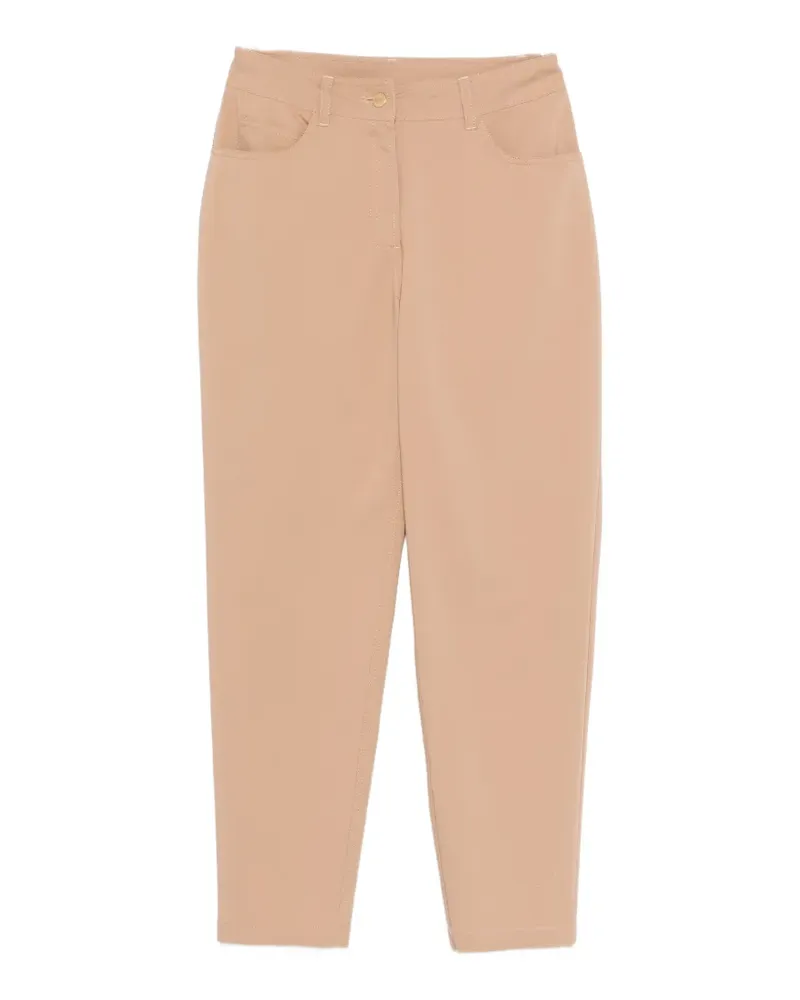 Clips front-pocket trousers - Nude Nude