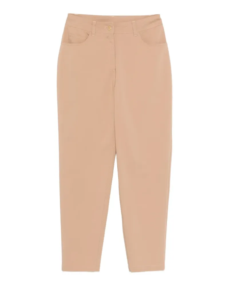 Clips front-pocket trousers - Nude Nude