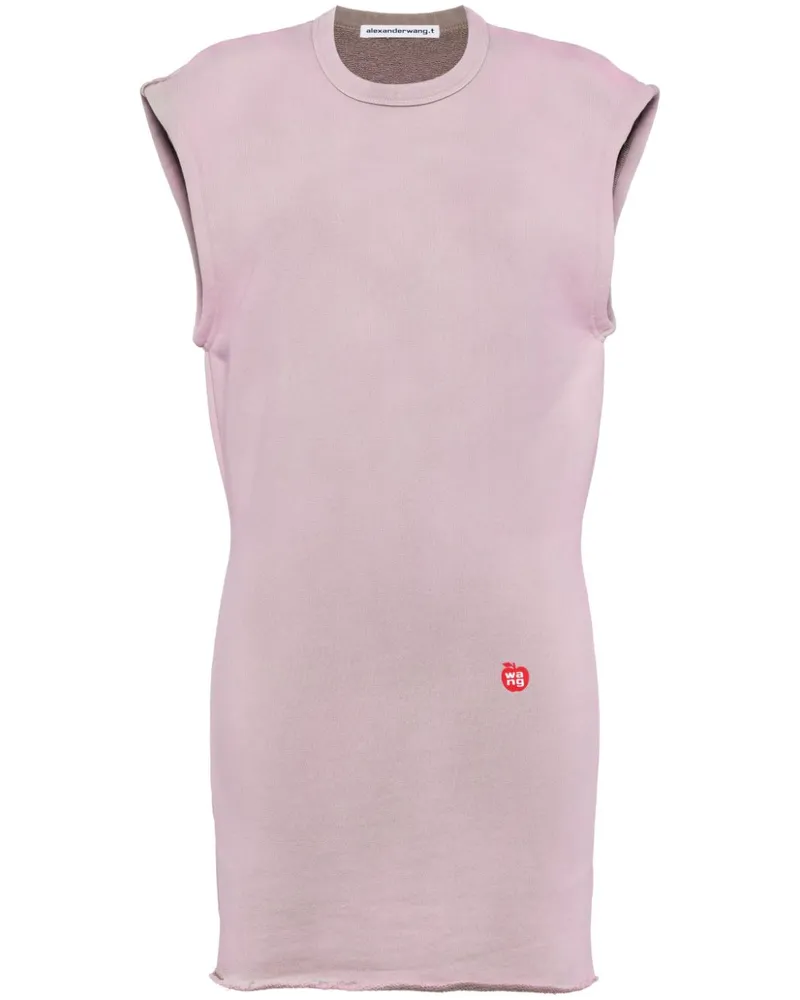 Alexander Wang Minikleid mit Logo - Rosa Rosa
