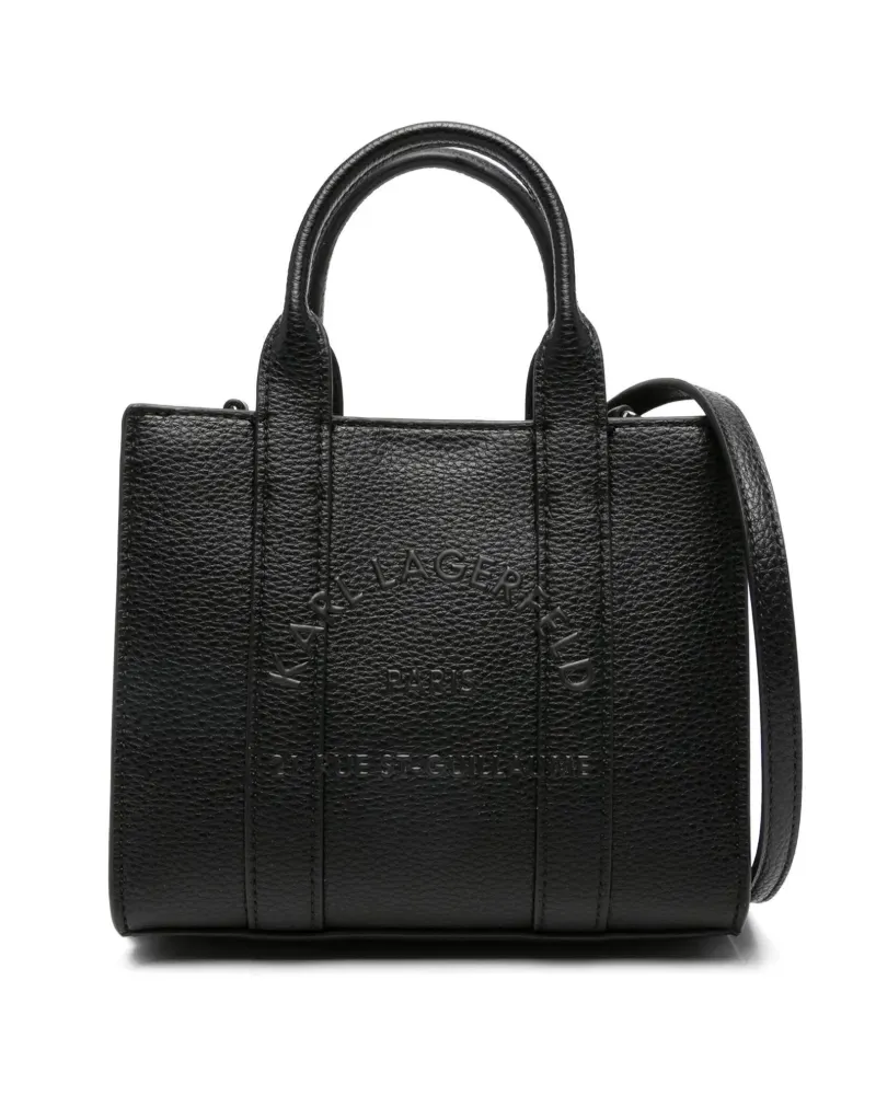 Karl Lagerfeld Mini The Tote Shopper - Schwarz Schwarz
