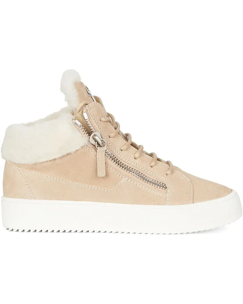 Giuseppe Zanotti Kriss High-Top-Sneakers - Nude Nude