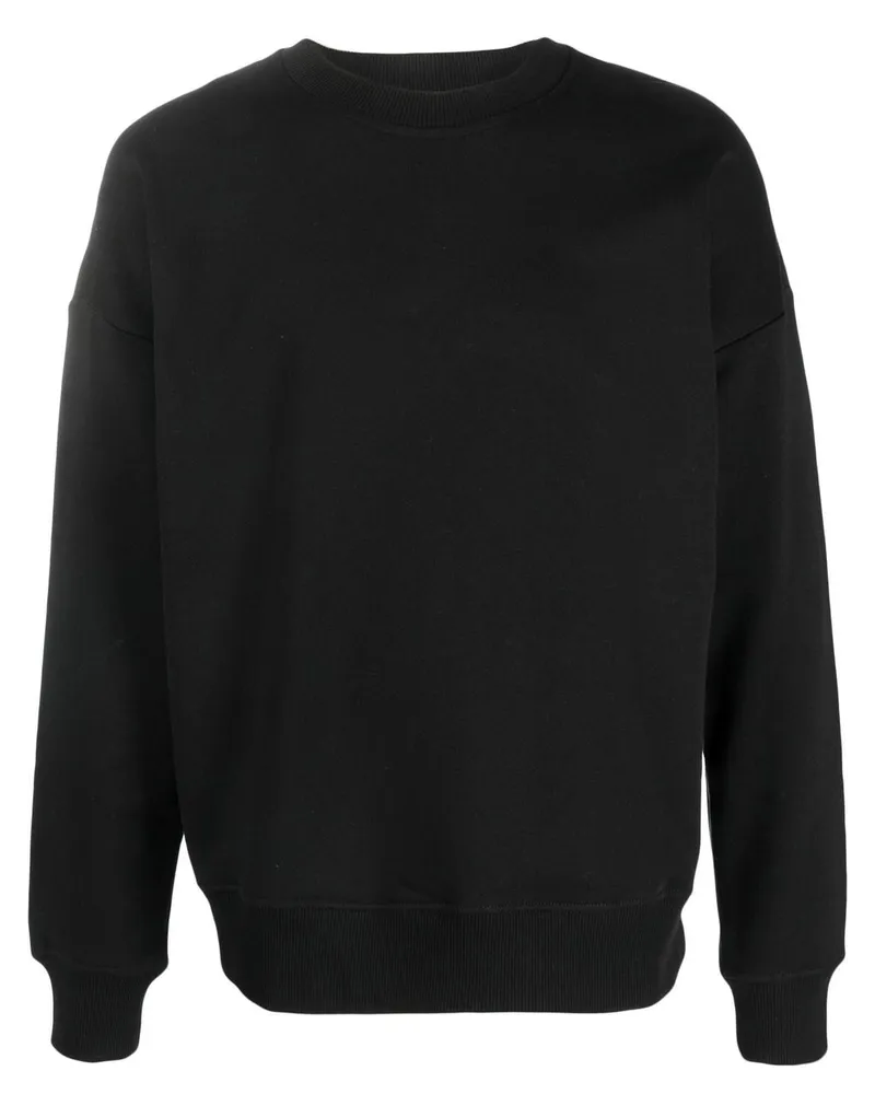 Diesel S-Rob-Megoval Sweatshirt aus Baumwolle - Schwarz Schwarz