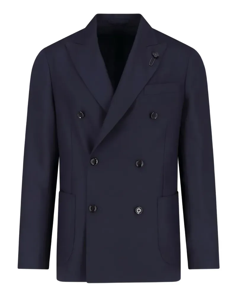 LARDINI Doppelreihiges Sakko - Blau Blau