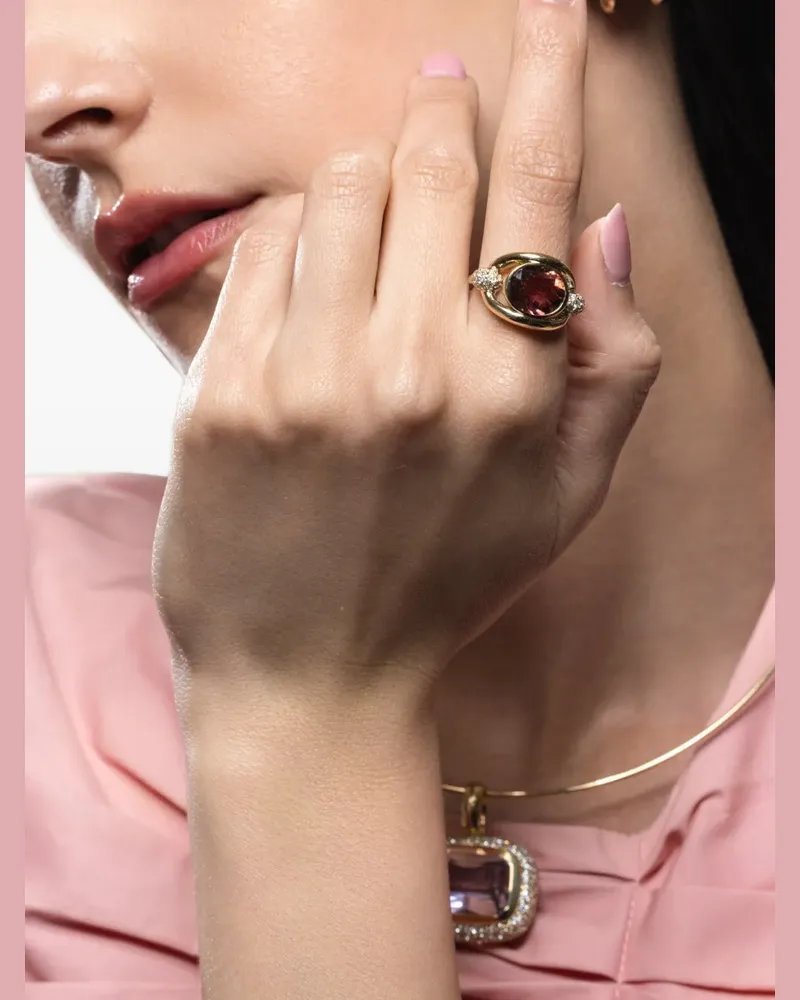 Mason and Books diamond slingshot ring - Gold Gold