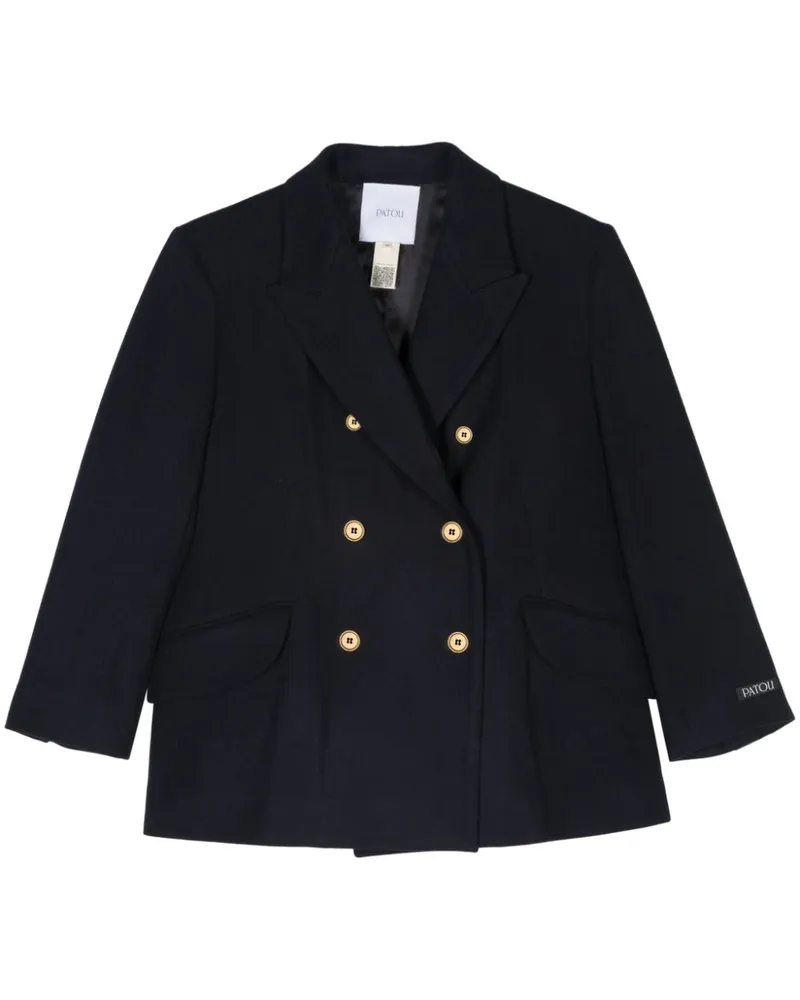 Patou Iconic Blazer - Blau Blau