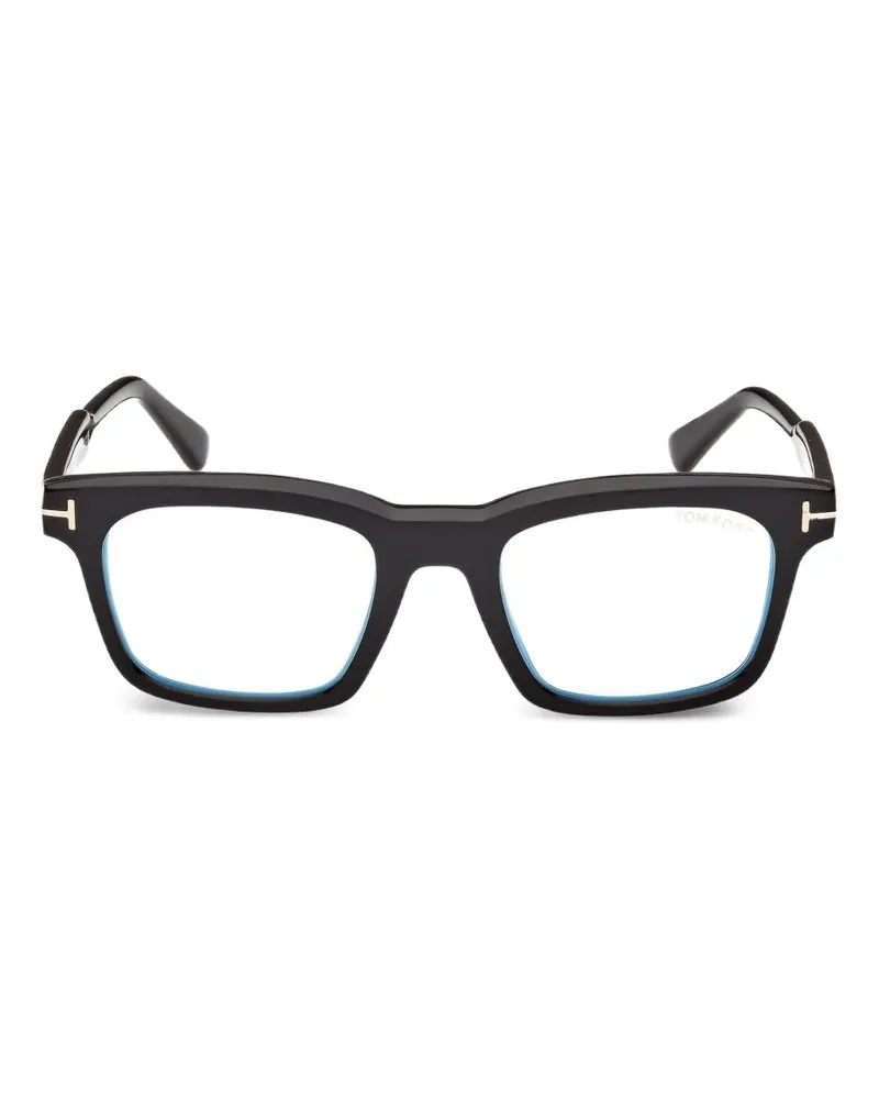 Tom Ford Brille mit eckigem Gestell - Schwarz Schwarz