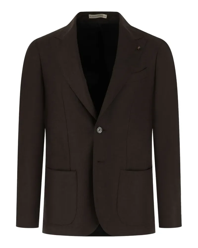 Corneliani button-fastening blazer - Braun Braun