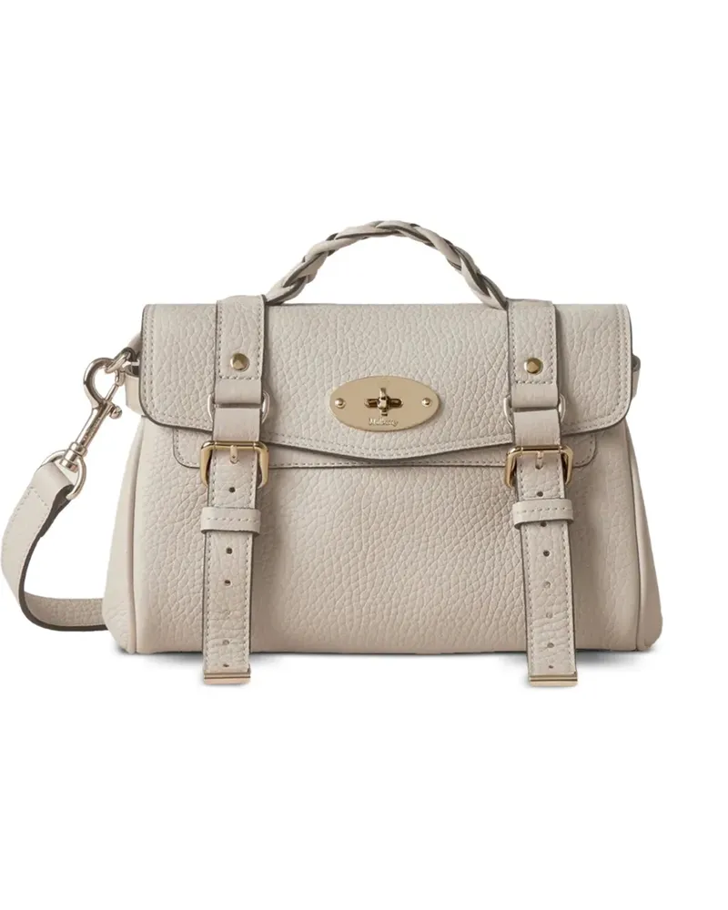 Mulberry Mini Alexa Beuteltasche mit geflochtenem Henkel - Nude Nude