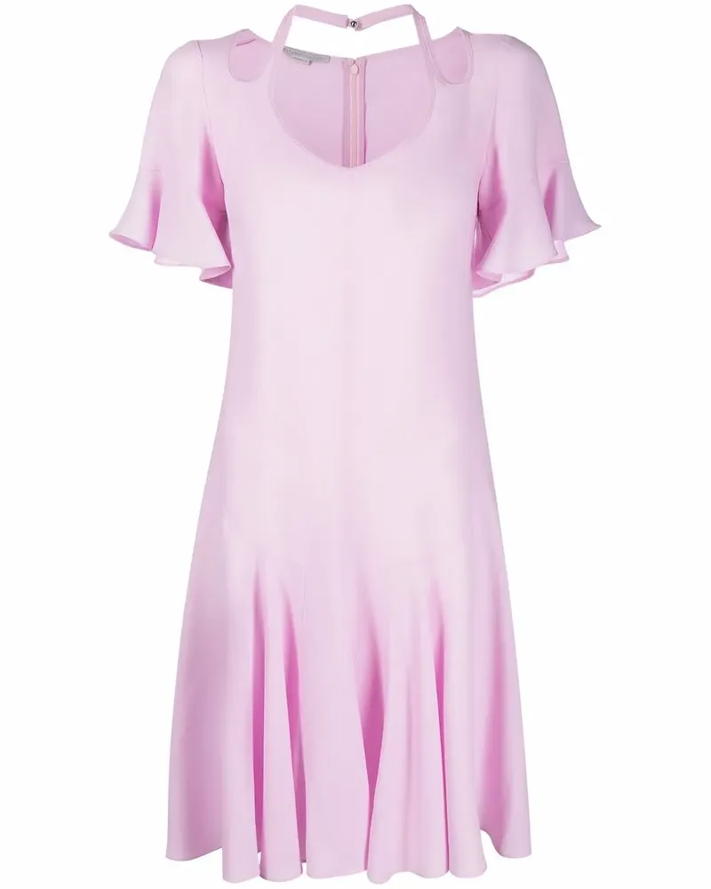 Stella McCartney Kleid mit V-Ausschnitt - Rosa Rosa