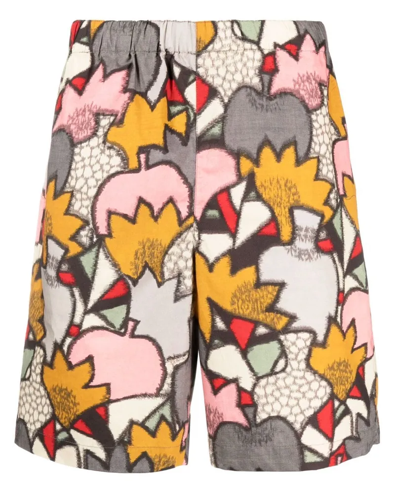 Kenzo Shorts mit  Camo-Print - Grau Grau