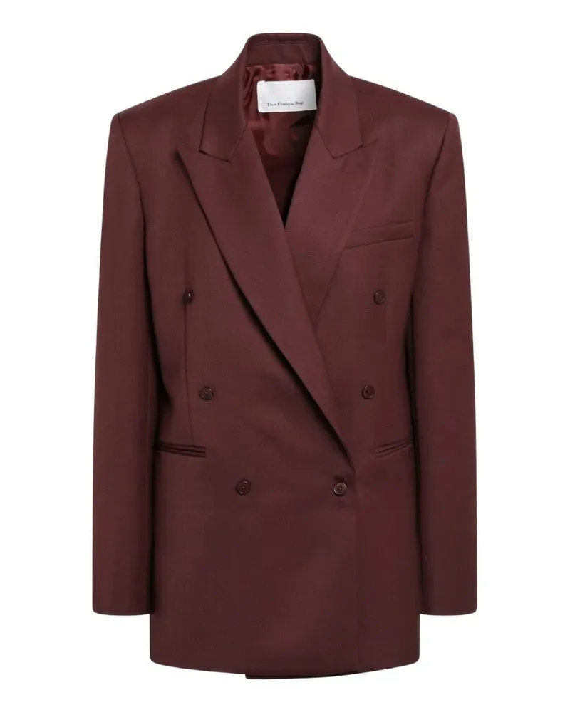 FRANKIE Shop Doppelreihiges Sakko - Rot Rot