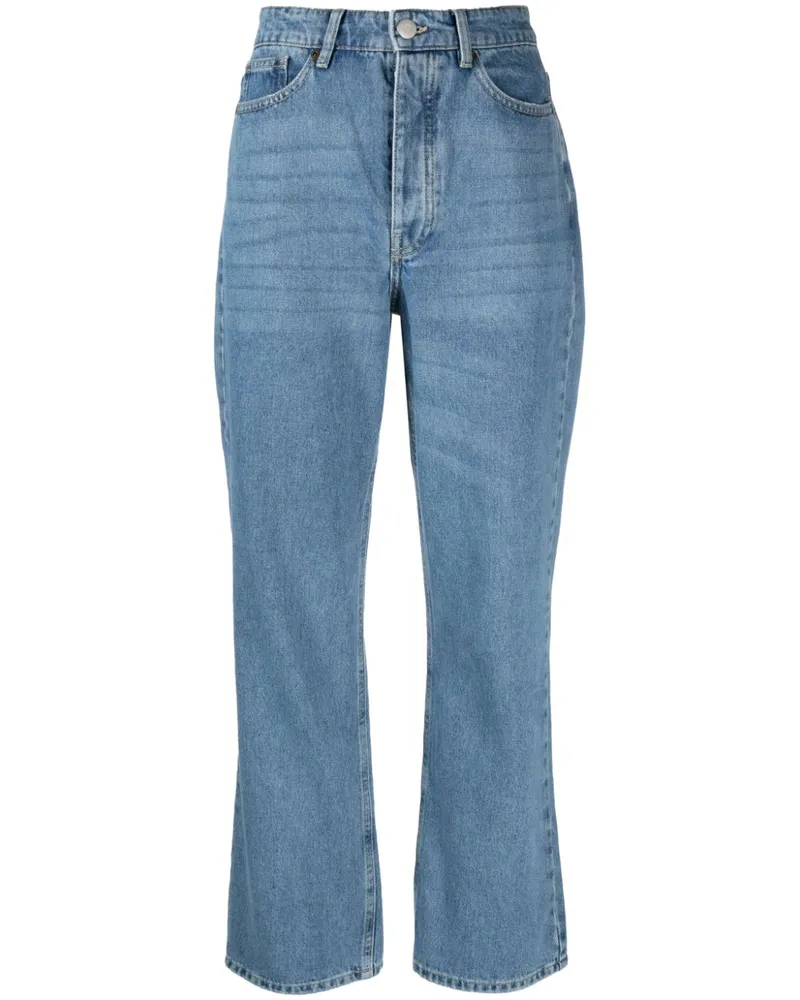 By Malene Birger Halbhohe Milium Straight-Leg-Jeans Blau